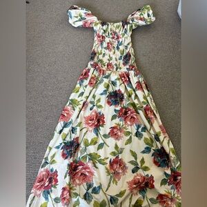 Abercrombie & Fitch Cream Floral Dress